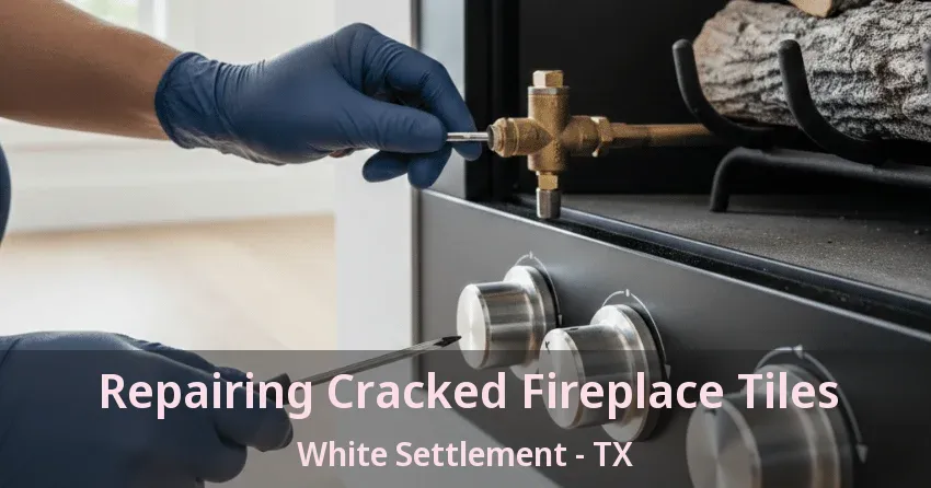 Repairing Cracked Fireplace Tiles White Settlement - TX