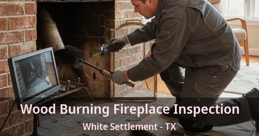 Wood Burning Fireplace Inspection White Settlement - TX